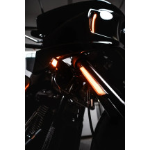 Intermitentes delanteros LED Performance — Harley-Davidson®, negro brillante