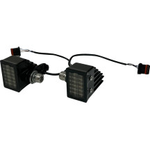 Intermitentes delanteros LED Performance — Harley-Davidson®, negro brillante