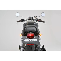 Indicador D-Light — montaje con perno, negro, LED ámbar, par