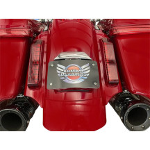 Ensamblaje Radius para placa de matrícula para CVO™ — Harley-Davidson®, cromado