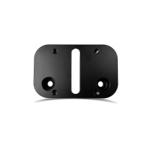 License Plate Adapter — CNC billet aluminum, rear mount, black