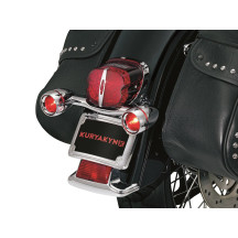 Bullet Light Rear Turn Signal Bar — single-circuit, red lens