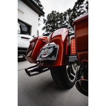 Luces LED de perfil bajo para alforjas — Harley-Davidson®, lente roja