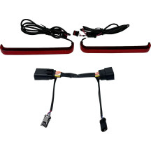Luces LED de perfil bajo para alforjas — Harley-Davidson®, lente roja