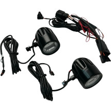 ProBEAM® LED Halo Fog Lamps — 60 mm (2-3/8"), 9-32 VDC, black anodized