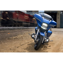 Luz de carenado GOAT-E — Harley-Davidson, LED blanco y ámbar