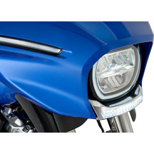 Luz de carenado GOAT-E — Harley-Davidson, LED blanco y ámbar