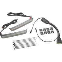 Luces para alforjas — Harley-Davidson®, Bag Blades®, alforja, lente ahumada, LED rojos