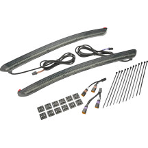 Machete™ LED Lights — Fits Harley-Davidson®, Smoke lens