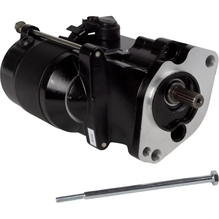 1.7 kW High-Performance Starter Motor — Black