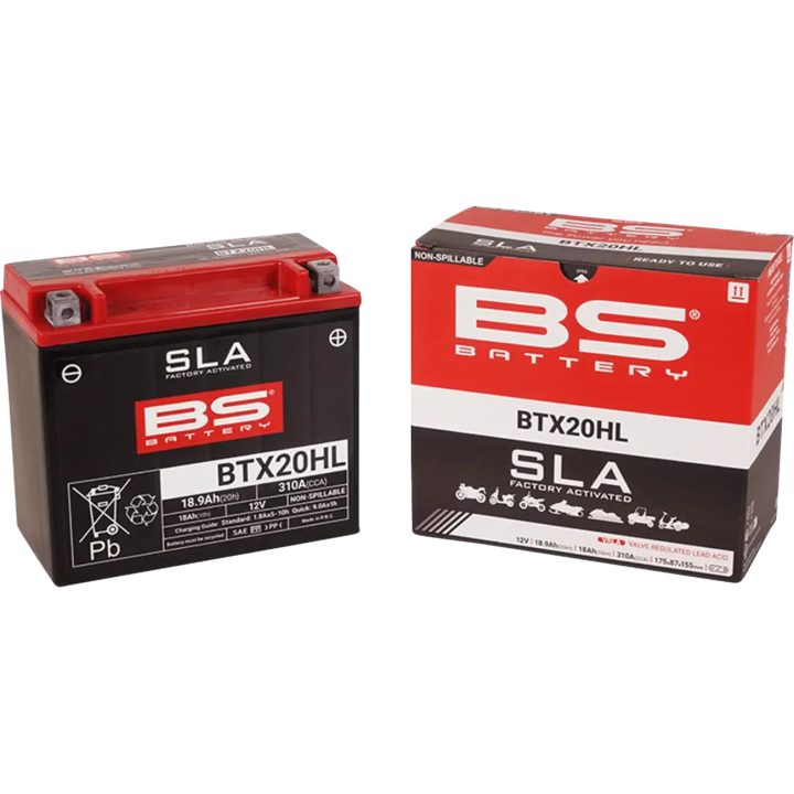 Batería SLA activada en fábrica AGM libre de mantenimiento — 12V 18Ah, terminal negativo delantero derecho, terminal positivo de