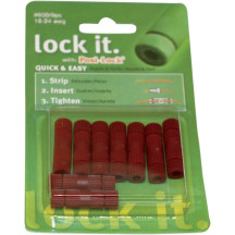 Conector Posi-Lock® para cables — paquete de 9, 24-18 AWG, Rojo