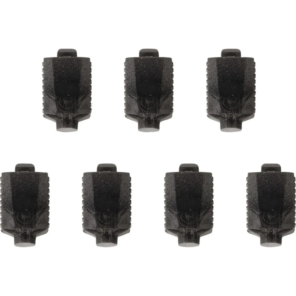 Tapones finales ProGLOW™ — negro, pack de 7