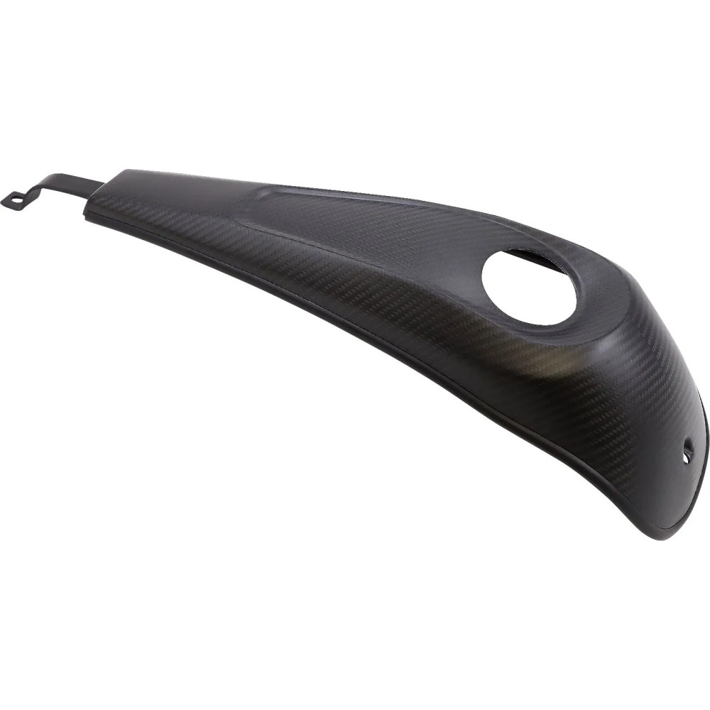 Dash Panel With Hole — Carbon fiber, Black matte