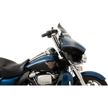 Flare™ Windshield — 6-1/2 in (16.5 cm), black, detachable