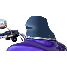 Flare™ Windshield — 26.5 cm (10-1/2"), Dark Smoke, Cruiser