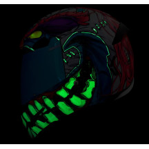 Airframe Pro™ Krazy Klown 2 Casco — L, FRP compuesto, Multicolor