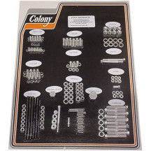 Complete Stock Hardware Kit — Cadmium plated, Silver