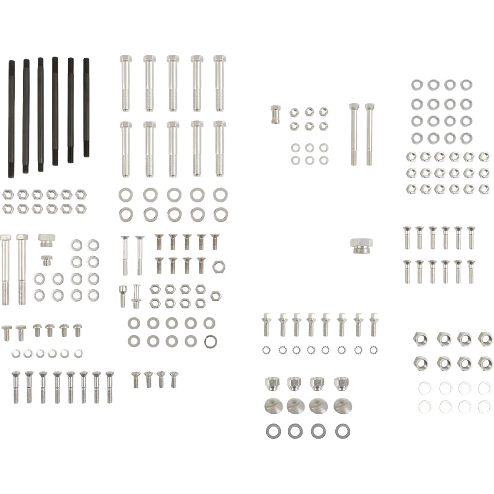 Complete Stock Hardware Kit — motor, cadmium plated