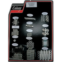 Complete Stock Hardware Kit — Motor, cadmium-plated, silver