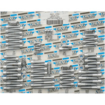 Kit completo de pernos de motor — cromado, plateado