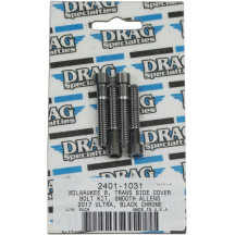 Kit de pernos M-Eight — tapa lateral de transmisión, negro, cromo