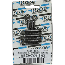 Kit de pernos M-Eight — Negro, cromado