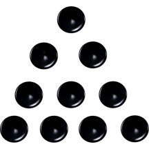 Bolt Covers — 5/16", 10 Pack, Black Matte