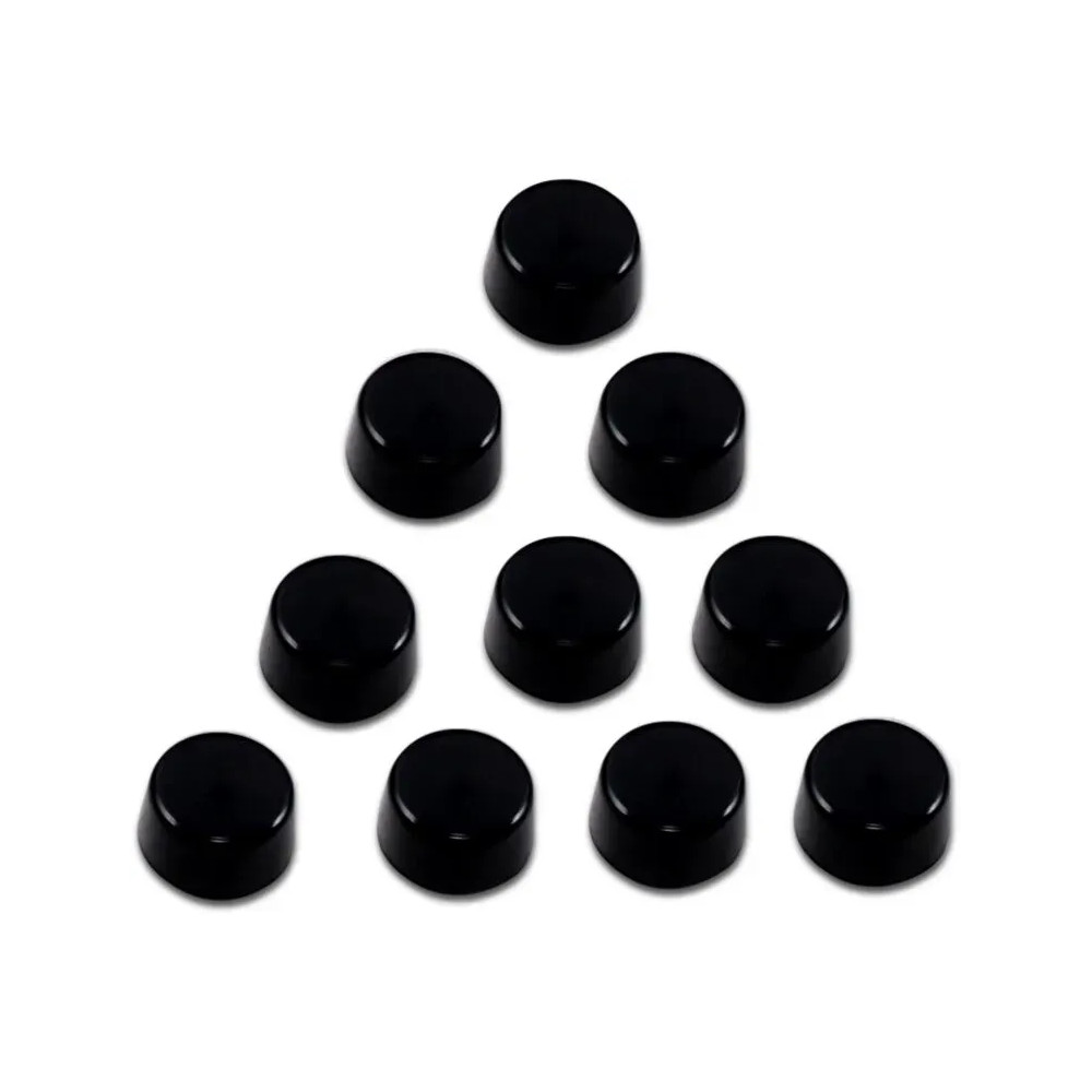 Bolt Covers — 5/16", 10-pack, Black matte