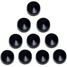 Bolt Covers — 1/2", 10 Pack, Black