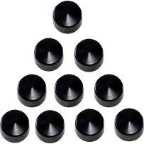 Bolt Covers — 1/2" bolt, 10-pack, black matte