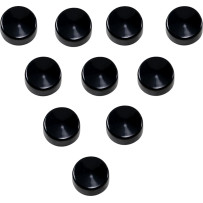 Bolt Covers — 7/16", 10 pack, Black matte