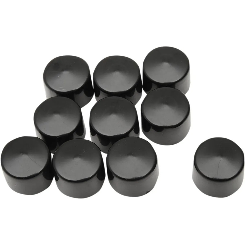 Front Axle Caps — Black