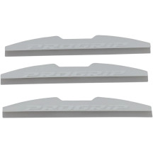 XL Roll-Off Film System Mud Flaps — White, 3 Pack