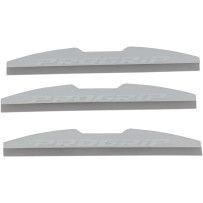 XL Roll-Off Film System Mud Flaps — White, 3 Pack