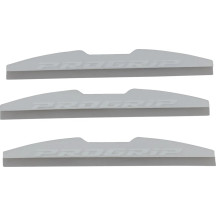 XL Roll-Off Film System Mud Flaps — White, 3 Pack