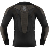 Field Armor™ Compression Shirt — L, Black, Men's