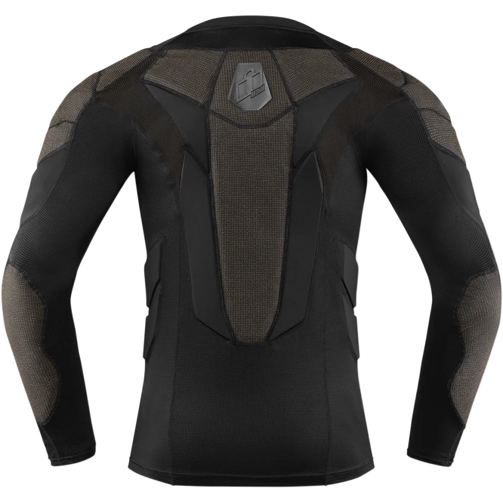 Field Armor™ Compression Shirt — L, Black, Men's