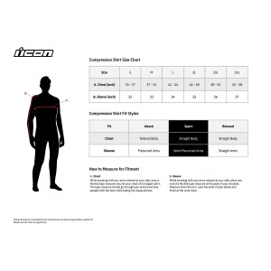 Camiseta de compresión Field Armor™ — Talla L, Negro