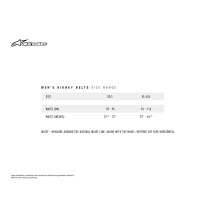Cinturón renal Sequence — XL-4XL, negro