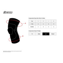 Field Armor™ Compression Knee Guards — M, Black