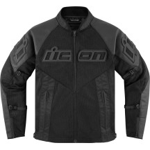 Mesh AF™ Leather Jacket — M, Black, Sport fit