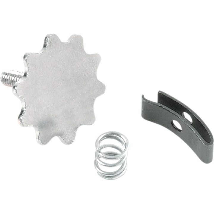 Kit de tornillo ajustador del acelerador — negro, cromado