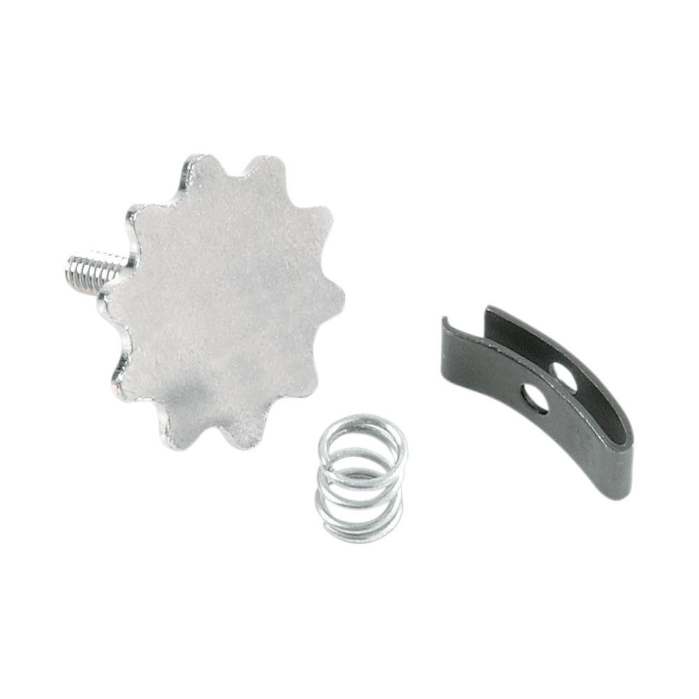 Kit de tornillo ajustador del acelerador — negro, cromado