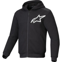Chrome v2 Sport Sudadera con capucha — corte deportivo, 2XL, negro