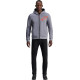 Sudadera con capucha Chrome v2 Sport — Talla XL, Gris jaspeado