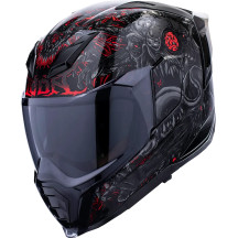 Ultraflite Misanthrope MIPS® Helmet — 3XL, Black, Red, Full-face