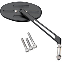 Stealth I Mirror — 5/16"-18 thread, 12 cm stem, Black powder-coated