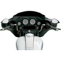 Teardrop Mirror — 76 mm x 125 mm, 11.5 cm stem, Black matte