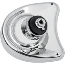 Fairing Mount Mirror — fits H‑D batwing fairings FLHX, 11 cm x 10 cm, Chrome, Silver